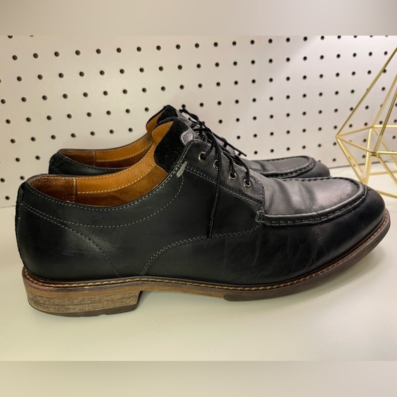 Florsheim Lodge Moc Toe Oxford Dress Shoe - Black Leather Men\'s 11M main image 10
